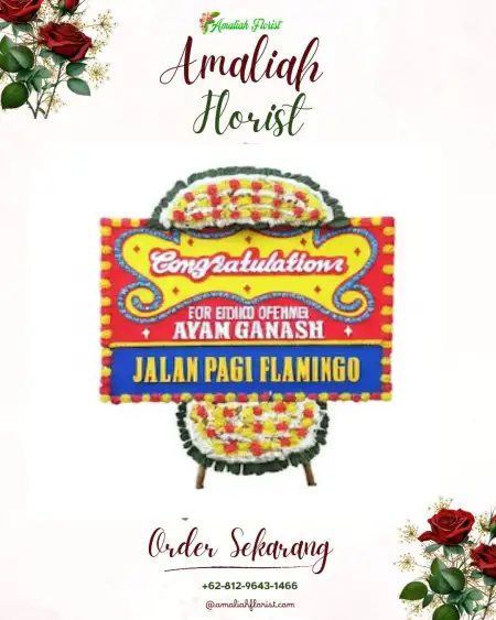 Sewa Papan Bunga Walahir